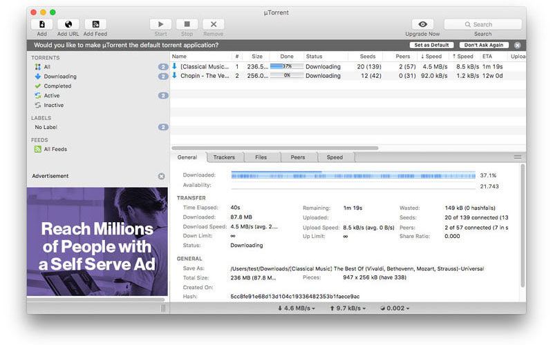 U Torrents Free Download For Mac